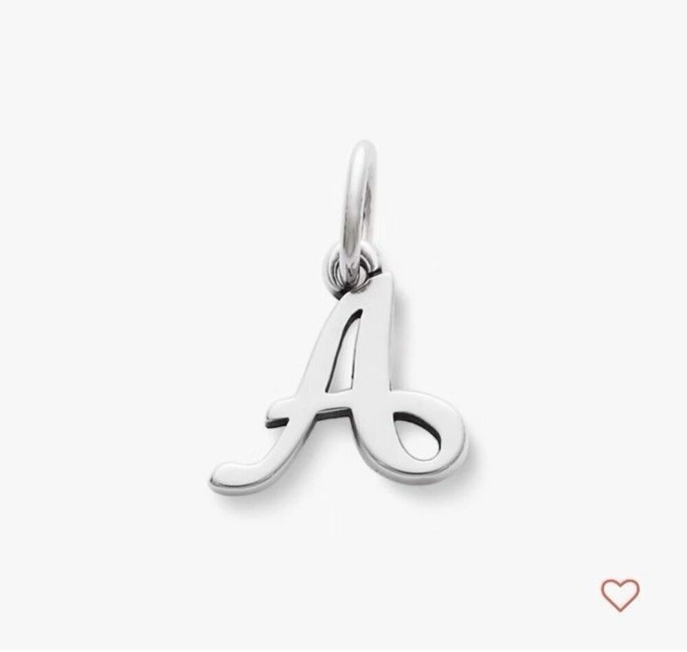 NWT James Avery Script Initial Charm “A”